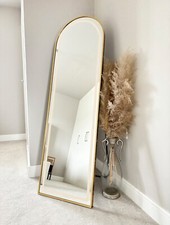 Gold LED Arched Metal Tall