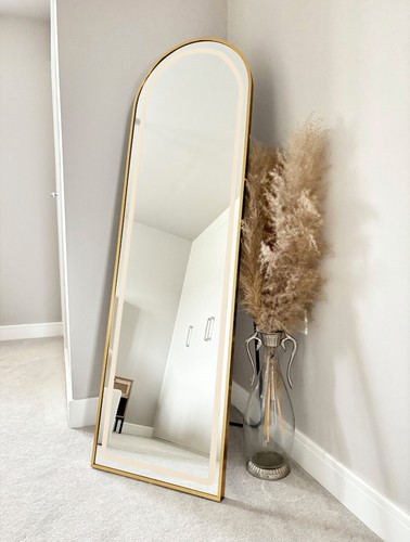 Gold led arched metal - led,